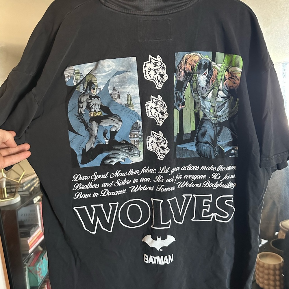 Darc Sport Black Batman Wolves Graphic Tee